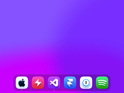 In Dock—macOS Icon Pack 1password 3d design dock download finder framer graphic design hyper icon icons logo macos pack site spotify ui vscode