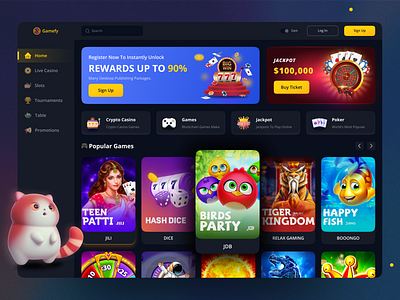 Online Gaming App designs, themes, templates and downloadable graphic  elements on Dribbble