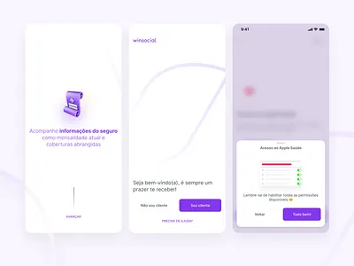 Insurance App 3d 3d icon app branding design figma figma design gradient icon illustration insurance app insurtech isurance login login screen motion onboarding sign in ui ux