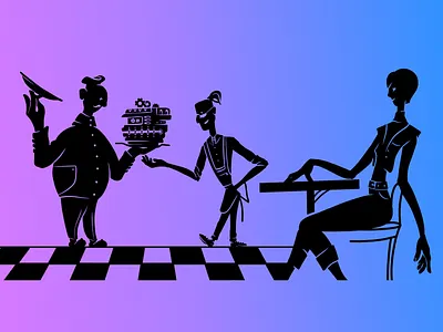 PM — creating and communicating value adobe fresco cafe communication cook food graphic design illustration illustrator management manager product product delivery product management restaurant service user value waiter