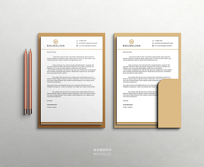 Business Letterhead Design by @mrxajid brand design brand identity business letterhead designer graphicdesign graphics design logo letterhead letterhead design letterhead designer stationery