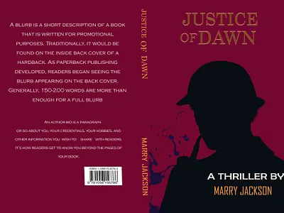 Justice of dawn (paperback mock) book book cover branding cover art design graphic design illustration typography