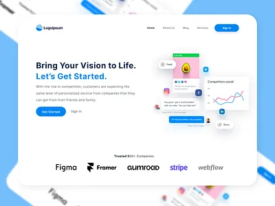 Agency - Header Section ✨ 3d animation app branding design designing dribbble graphic design icons illustration logo minimal motion graphics popular trending typography ui ux vector web