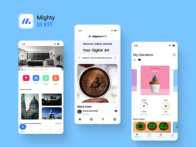 MightyUIKit android app design flutter ios mobiledesign ui uikit