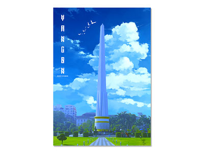 Yangon As Anime 4 design poster