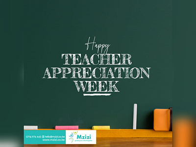 Teachers Week flyer branding design fliers flyer illustration logo minimal mzizi teachers week vector