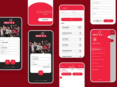 Fantasy Sport App design fantasy fantasy sports sport app ui ux