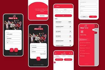 Fantasy Sport App design fantasy fantasy sports sport app ui ux