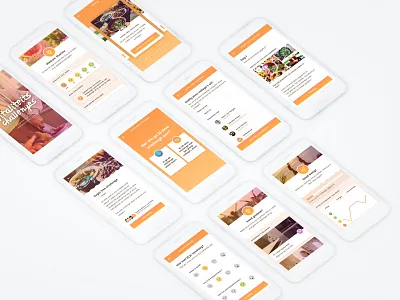 Vitality Challenges App app ui ux