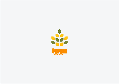 ბეღელი • Barn [Logo] barn branding design illustration inspiration logo logos ui ux vector wheat ბეღელი ბეღელი • barn [logo] თავთავი