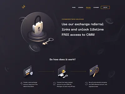 CMM Pricing pge clean design crypto crypto change defi eth finanicial services interface investment services trading ui user experience ux