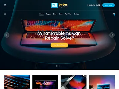 Re:bytes | Electronics & Computer Repair Service WordPress Theme business web design webdesign wordpress wordpress theme wordpress themes