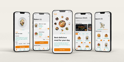 Nri - Food app product design ui ux