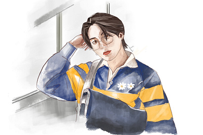 Digital Art | Jungkook bts design digital art graphic design illustration jungkook photoshop