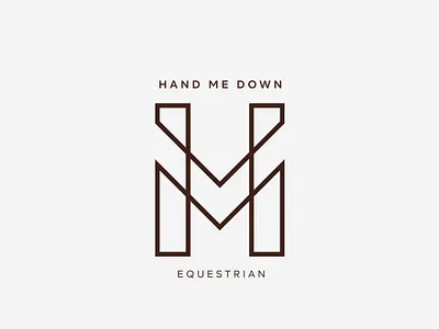Hand Me Down: Equestrian branding design identity identity branding identity design logo design