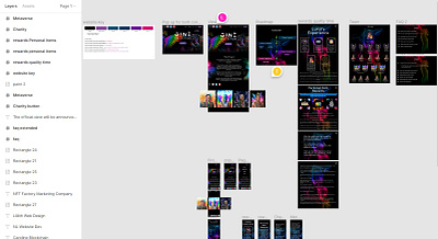 Gine Collection Layout branding crypto design nft ui ux web3