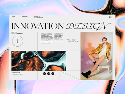 Innovation Design 2d adobe illustrator branding design designer digital editor x figma graphic graphic design illustration modern ui visual design web design webdesign website