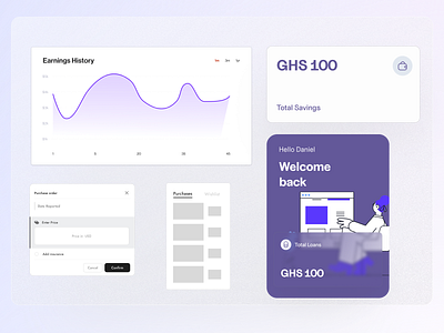 Assets assets dashboard design figma fintech minimal ui visual design