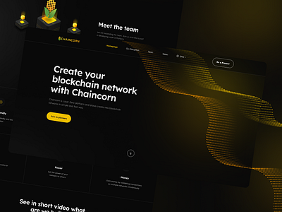 Chaincorn - Crypto Website agency app bitcoin black branding chain crypto design exchange graphic design inspiration landingpage market marketing orange stake staking ui ux visual