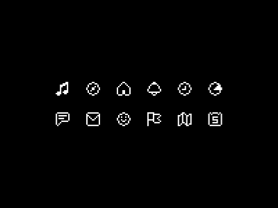 Pixel icons 8 bit 8bit grid icon set iconjar icons icons design pictogram pixel pixel perfect