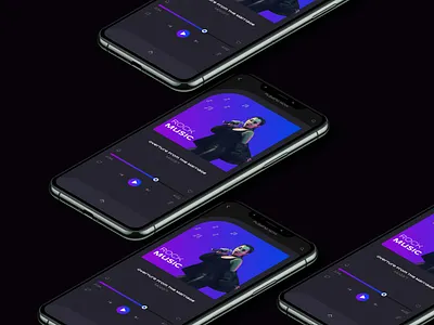 Music Player App UI Design app design app ui design music player music player app ui design music player design music player ui ui ui design