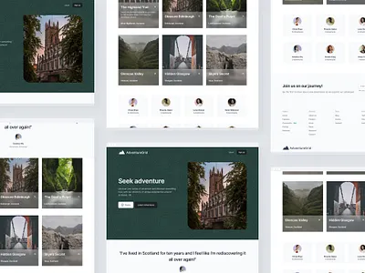AdventureGrid - E-Commerce No-Code Web App | Atom Design adventure adventuregrid app application branding bubble bubble.io design e commerce nocode scotland ui ux webapplication