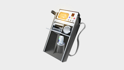 Spock's Science Tricorder 3d 3dmodel blender cyclesx design digitalart hardsurface illustration logo modeling spock startrek tricorder