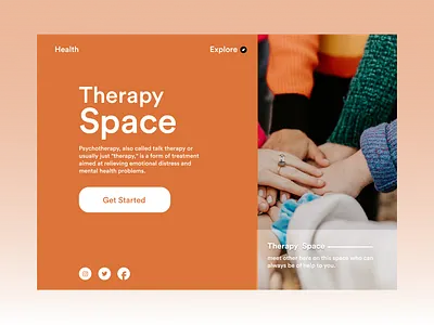 Therapy Webpage Design 3d app branding design graphic design illustration logo motion graphics typography ui ux vector
