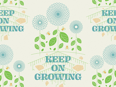In Progress: Grow Shirt Graphic design graphic design illustration merch richmond shirt shirt graphic typography