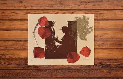 October 12th, 1957 bridal photography collage halftone pressed flowers printmaking screen print screenprint silk screen vintage photo wedding photography