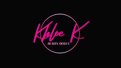 KHLOE K Logo Design brand identity branding creative logo graphic design logo logo design luxury logo modern logo