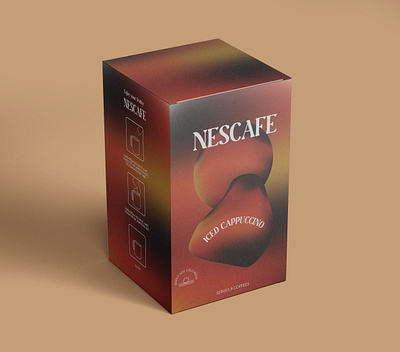 Rebranding Nescafe iced cappuccino branding design graphic design illustration logo product design typography