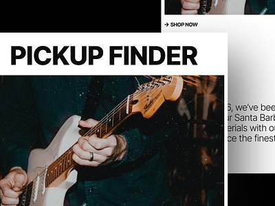 Seymour Duncan - Rebranding Concept Design brand design brand redesign branding brutalism brutalist design clean minimal minimalist music business music company rebranding ui ux web design website website design