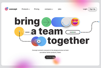 "Concept: Design Collaboration Platform" branding graphic design logo ui