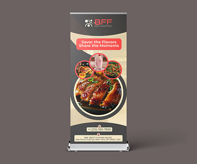 Restaurant Roll-up Banner/ Retractable/ Pull-up Banner advertisingbanner bannerdesign brandvisibility creativedesign custombanner customprinting dinewithus displaybanne eventmarketing foodieheaven foodlovers foodpromotion printdesign pullupbanner restaurantmarketing restaurantvibes retractablebanner rollupbanner tastethebest visualbranding