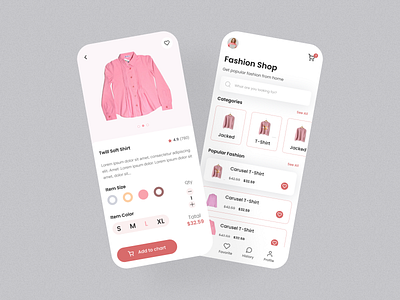 Fashion E-commerce App clean clothes e commerce app e commerce design ecommerce ecommerce app ecpmmerce desigm fashion fashion app minimal mobile mobile app mobile app design mobile design mobile ui online shop online store shop shopping ui designer
