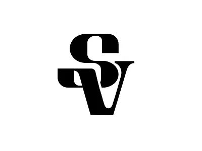 SV Logo branding graphic design logo logo company logo creator minimalist
