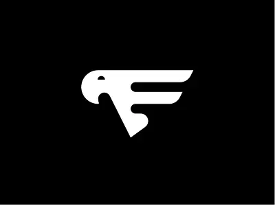 F Bird Logo Concept bird logo branding graphic design logo minimal minimalist