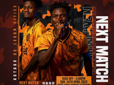 FOOTBALL MATCH FLYER | LEGON CITIES FC