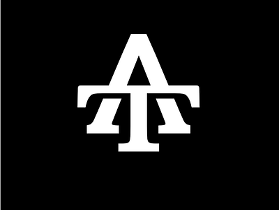 AT Logo branding graphic design logo