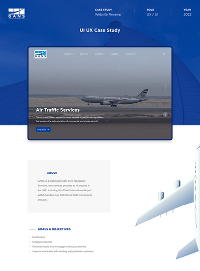 GANS - Website Revamp design ui ux web