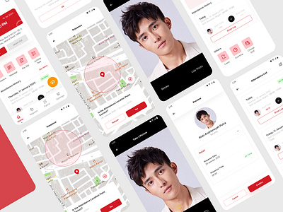 Hiday - Human Resource Management app design ui ux