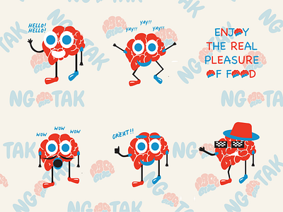 Ngotak Branding branding design graphic design illustration logo mascot typography vector
