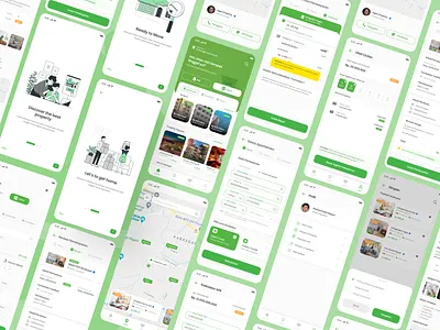 MyPropert Apps (Full Page) animation design figma mobile app design property apps ui ux ui design property ux design