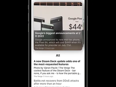 RSS basic iphone mobile phone read reading rss ui ux