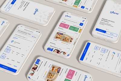 Glowy App app branding calendar clean design ios mobile native saas services swift ui