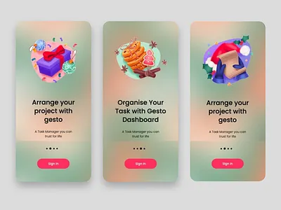 Christmas Splash Screen app branding design home screen splash splash screen ui ux vector