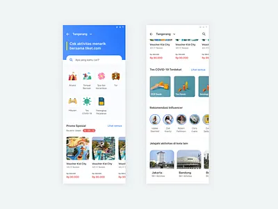 Activity & Event Exploration event mobile app travel ui design