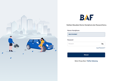 Login Web Screen graphic design ui