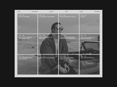 Michael Jackson aftereffect animation branding design designers graphic design history illustration logo michaeljackson typography ui uiux ux webdesign website